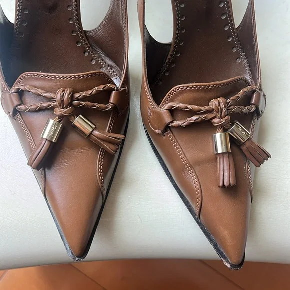 Brown Yves Saint Laurent Heel - Picture 6 of 8